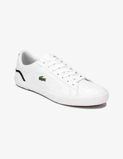 LACOSTE LEROND pánské bílé kožené tenisky č.1
