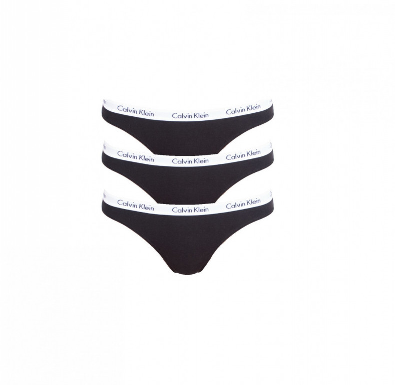 Calvin Klein dámská černá tanga | 3 ks č.1