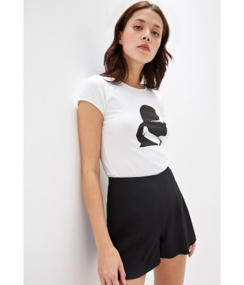 Karl Lagerfeld dámské bílé tričko s potiskem č.3