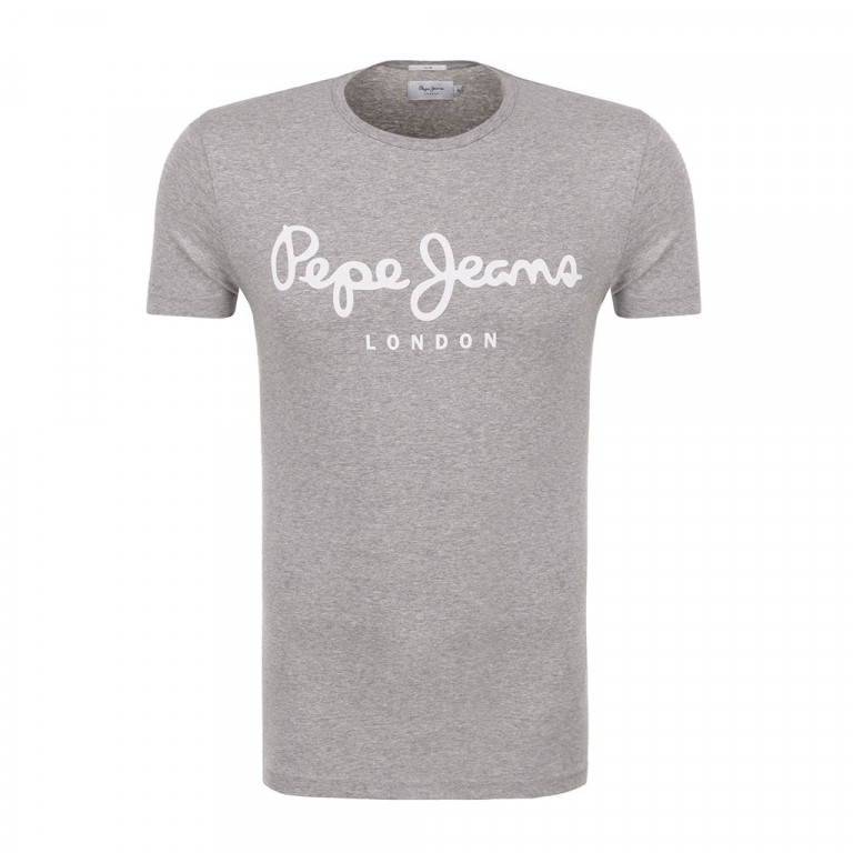 Pepe Jeans pánské šedé tričko ORIGINAL STRETCH č.2