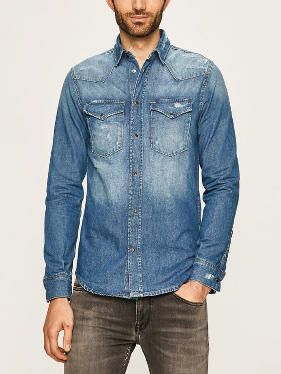 Pepe Jeans pánská denim košile Noah č.1