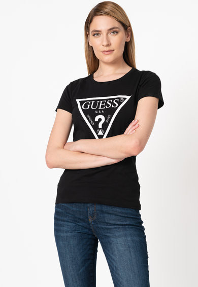 Retention I'm sorry Issue GUESS dámské černé tričko Crew Neck | sixty.cz Retention I'm sorry Issue GUESS dámské černé tričko Crew Neck | sixty.cz
