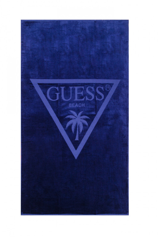 GUESS pánská tmavě modrá osuška BEACH TOWEL č.1