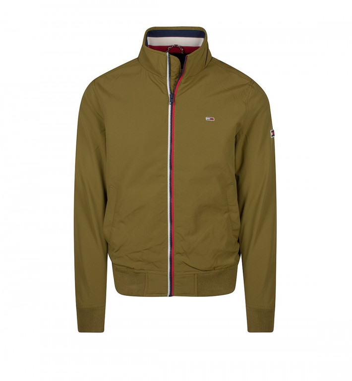 Tommy Jeans pánský zelený bomber Tjm Essential Bomber č.1