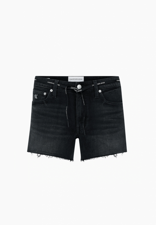 Calvin Klein dámské černé džínové kraťasy MID RISE SHORT č.1