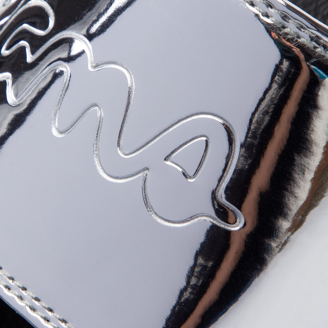 Pepe Jeans dámské stříbrné pantofle Flap Shine č.4