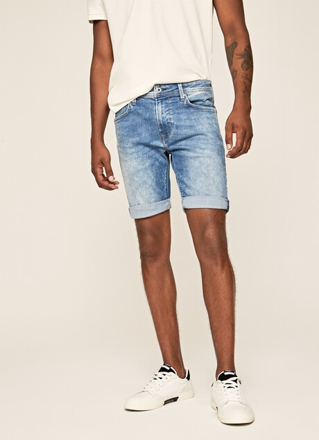 Pepe Jeans pánské džínové kraťasy Stanley Short č.1