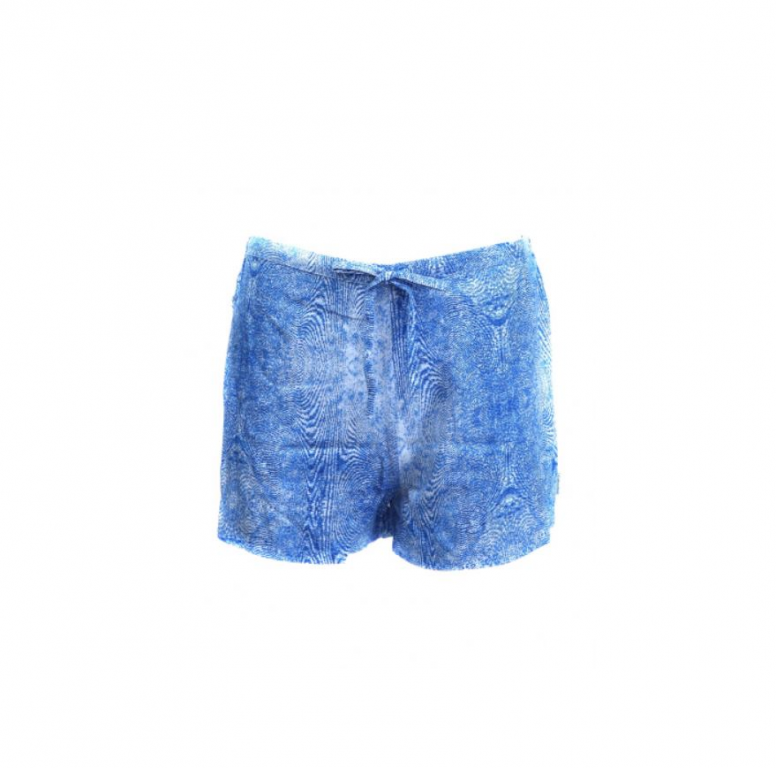 Calvin Klein dámské modré pyžamové kraťasy SLEEP SHORT č.1
