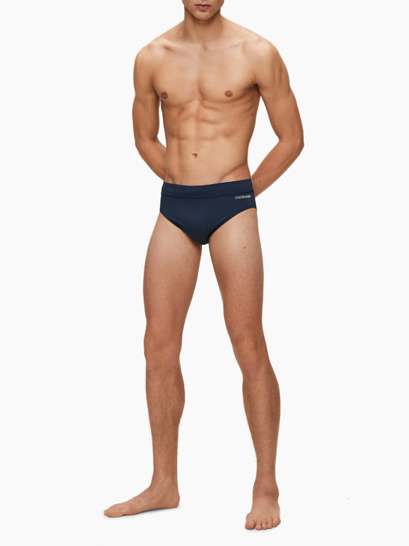 Calvin Klein pánské tmavě modré plavky BRIEF č.1