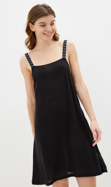 Calvin Klein dámské černé plážové šaty DRESS č.1