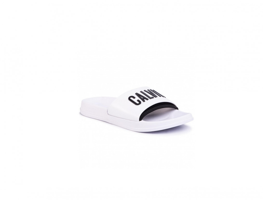 Calvin Klein dámské bílé pantofle SLIDE č.1