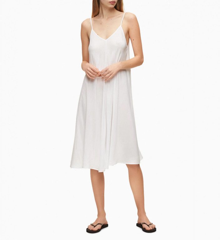 Calvin Klein dámské bílé plážové šaty DRESS č.1