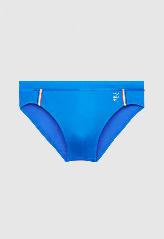 Calvin Klein pánské modré plavky BRIEF č.1