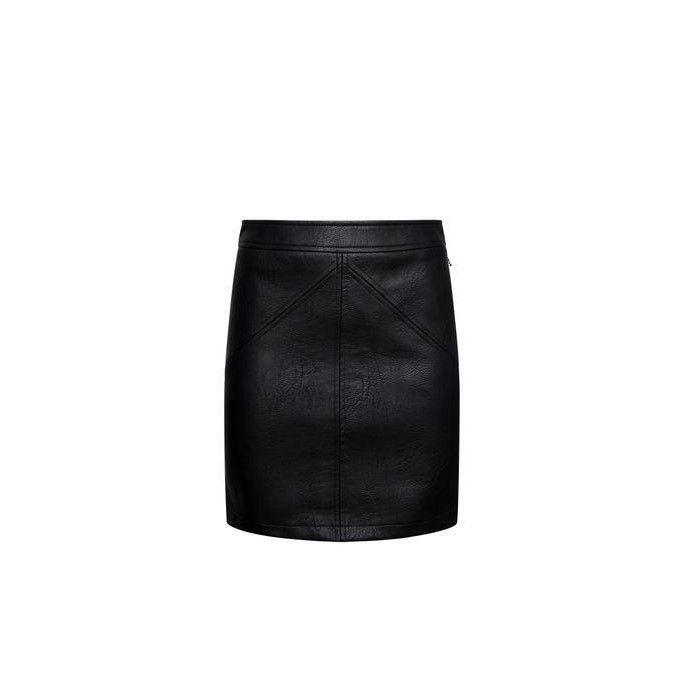 Pepe Jeans dámská černá koženková sukně TATI č.1