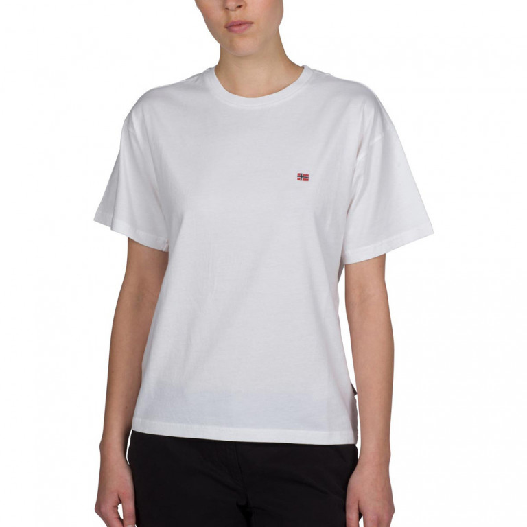 NAPAPIJRI dámské bílé tričko SALIS SS W BRIGHT WHITE 002 č.1