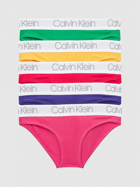 Calvin Klein dámské barevné kalhotky BIKINI 5PK | 5 ks č.1