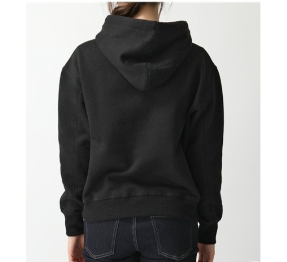 Calvin Klein dámská černá mikina CK EMBROIDERY HOODIE č.2
