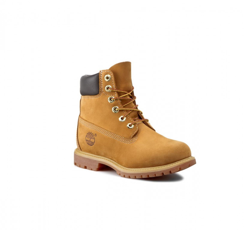 Timberland dámské hořčicové kožené boty 6in Premium Boot - W č.1