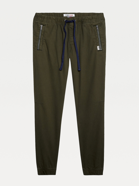 Tommy Jeans khaki kalhoty TJM SCANTON JOG PANTS č.1