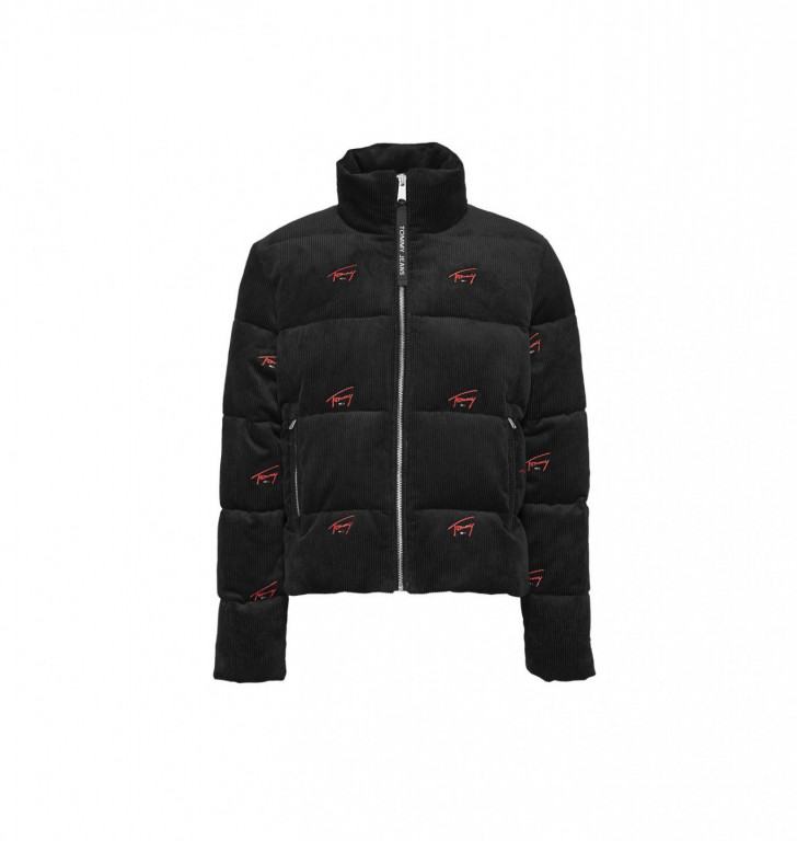 Tommy Jeans dámská zimní bunda TJW CRITTER CORD PUFFA č.1
