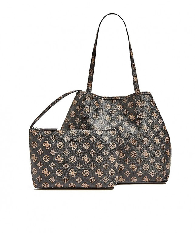 GUESS dámská hnědá kabelka VIKKY TOTE č.1