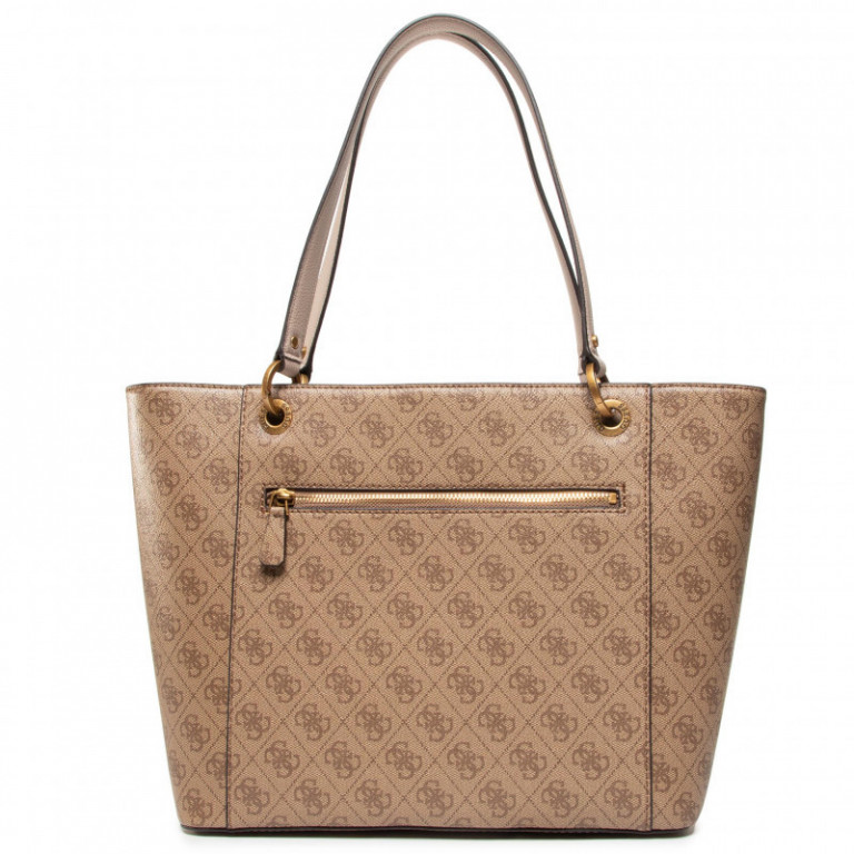 GUESS dámská světle hnědá kabelka NOELLE ELITE TOTE č.4