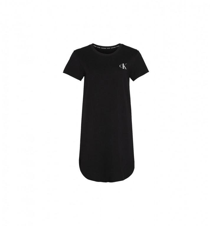 Calvin Klein dámská černá noční košile S/S NIGHTSHIRT č.1