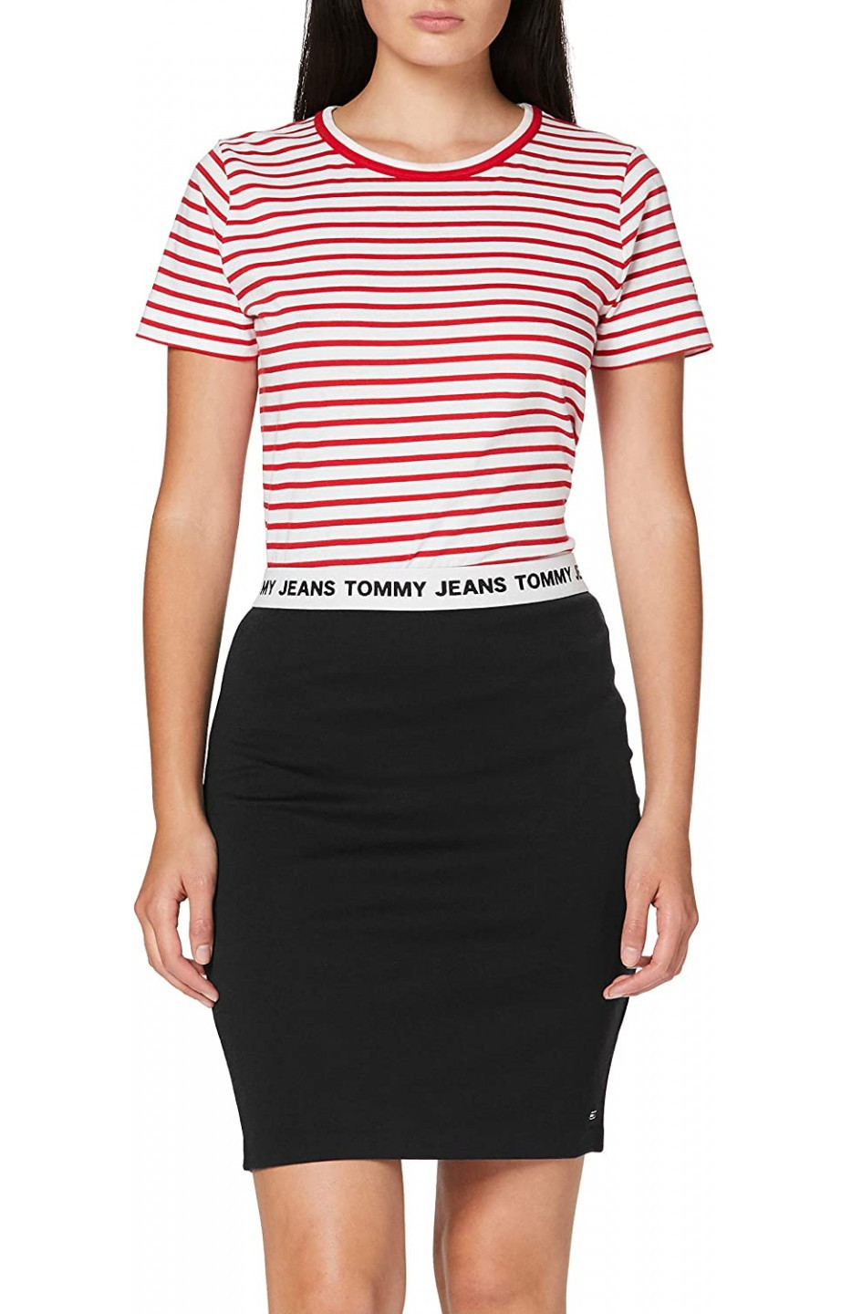 Tommy Jeans dámská černá sukně TJW BODYCON SKIRT