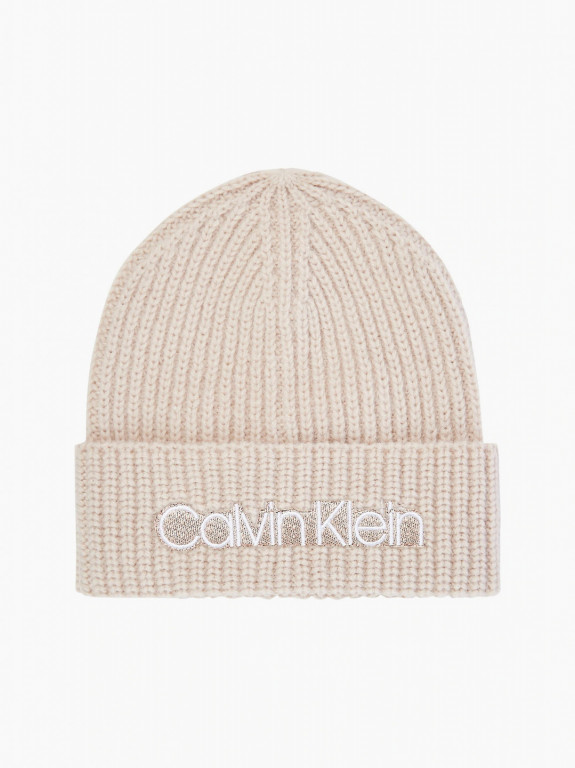 Calvin Klein dámská béžová čepice BEANIE č.2