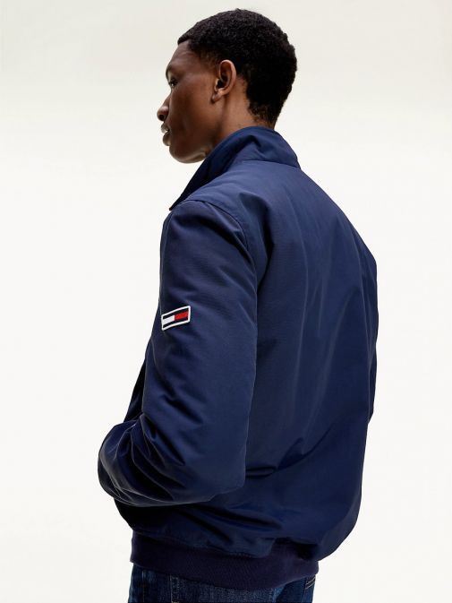 Tommy Jeans pánská tmavě modrá přechodová bunda TJM ESSENTIAL PADDED JACKET č.2