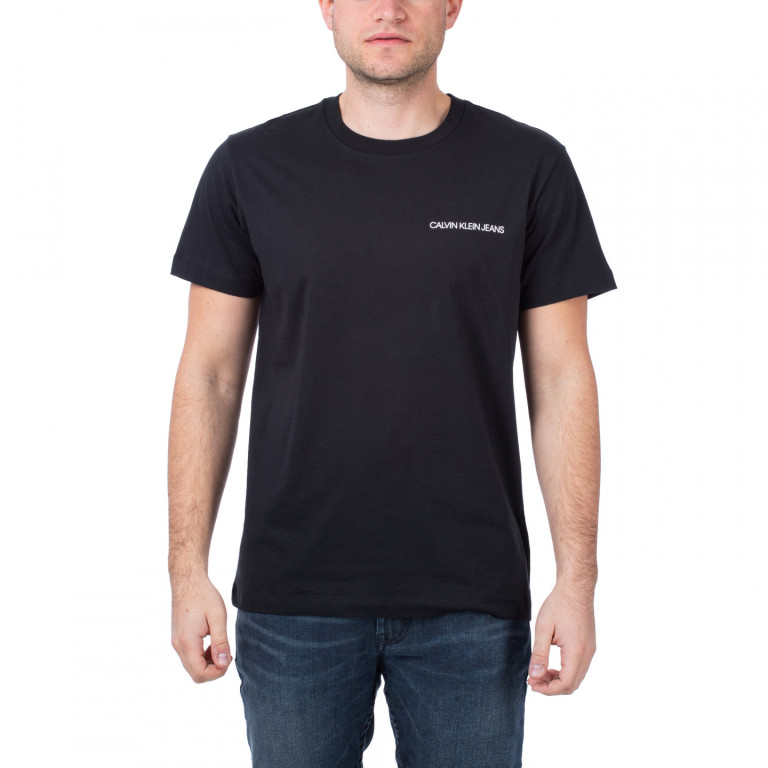 Calvin Klein pánské černé tričko BACK MONOGRAM SS T-SHIRT č.1
