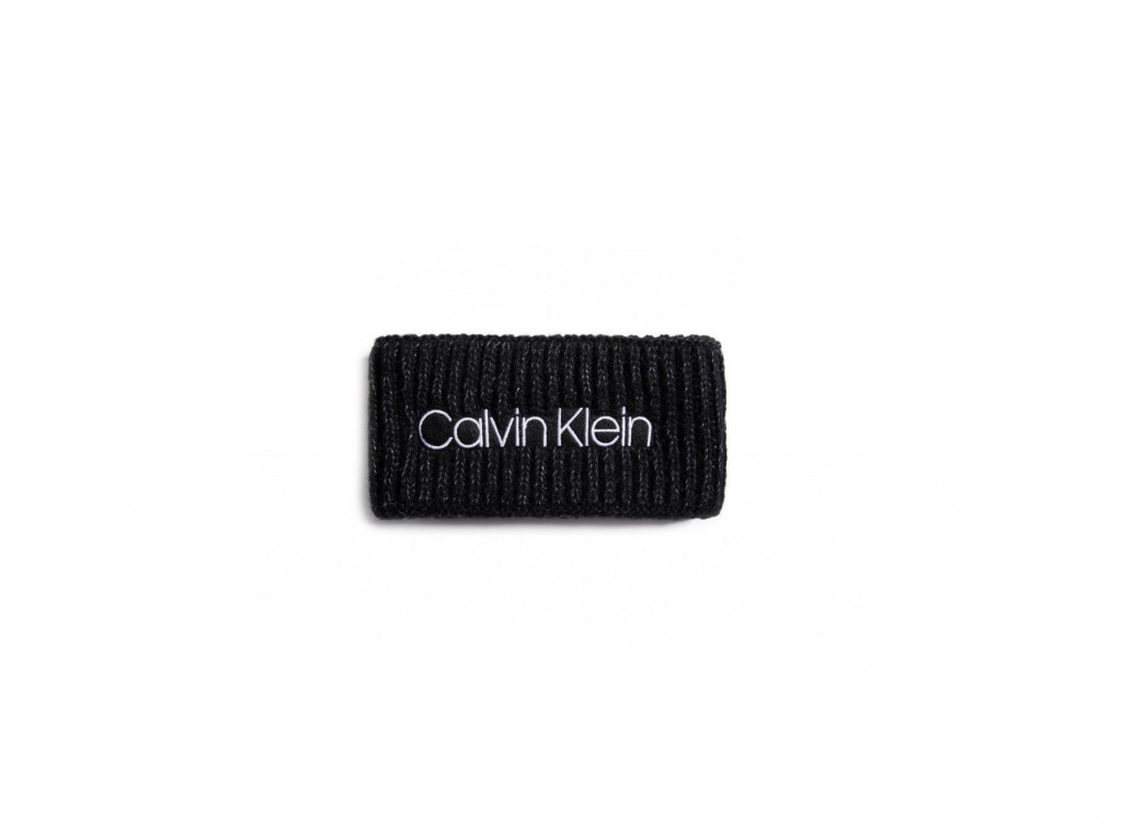 Calvin Klein dámská černá pletená čelenka HEADBAND č.1