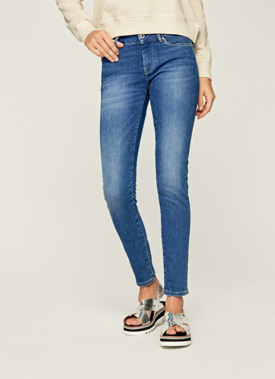 Pepe Jeans dámské tmavě modré džíny SOHO č.1