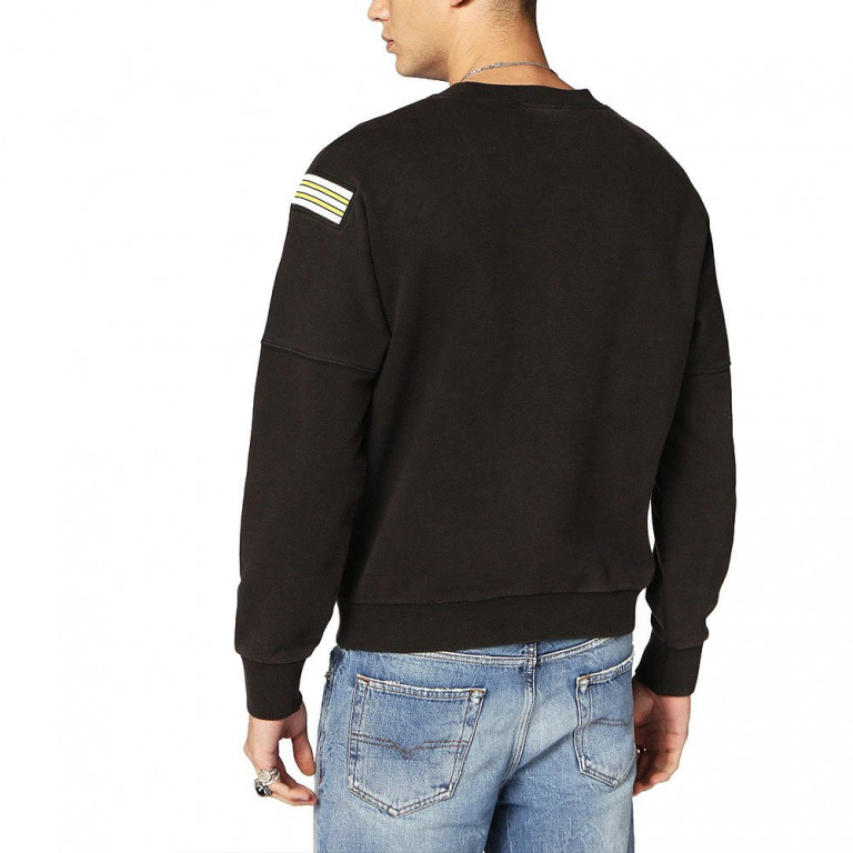 DIESEL pánská černá mikina s nápisem č.2