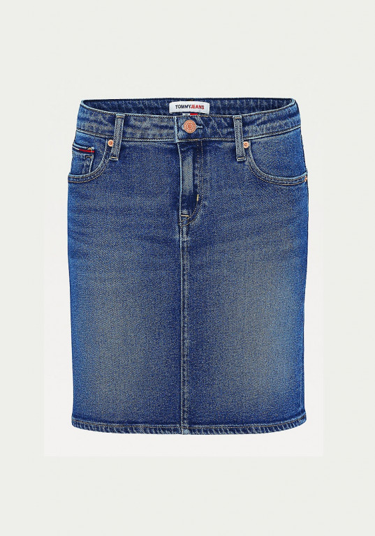 Tommy Jeans dámská džínová sukně CLASSIC DENIM SKIRT AMBS č.1