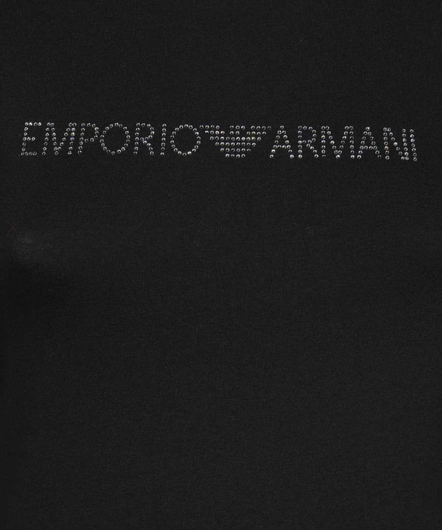 Emporio Armani dámské černé tričko s dlouhým rukávem č.4