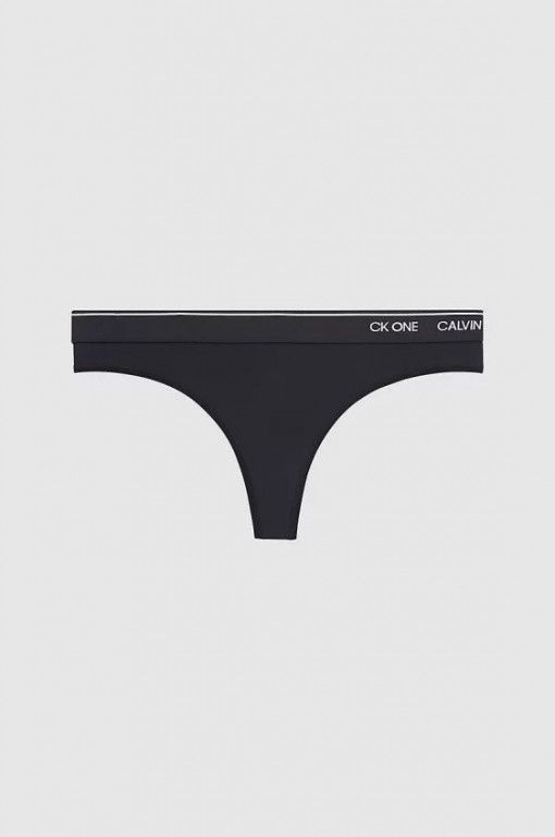 Calvin Klein dámská černá tanga THONG - CK ONE č.1