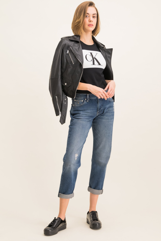 Calvin Klein dámské tmavě modré boyfriend džíny č.5