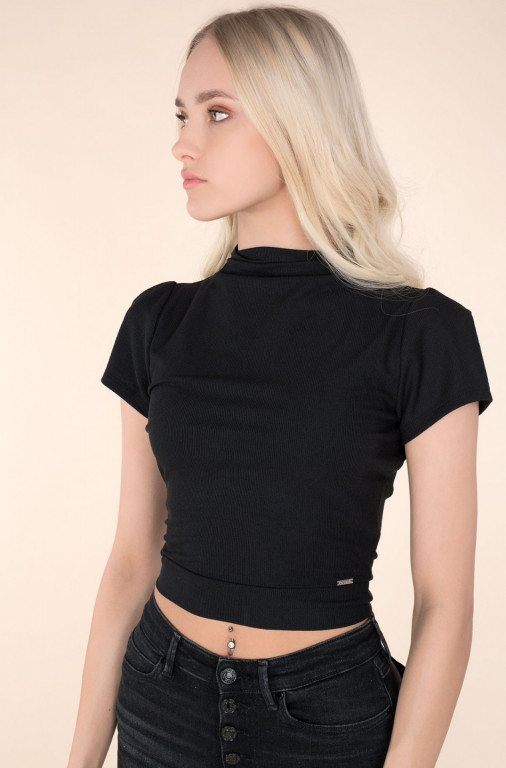 GUESS dámský černý elegantní crop top HOLLY č.1