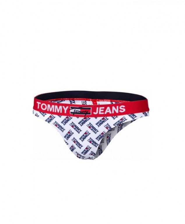 Tommy Jeans dámská bílá spodní část bikin BRAZILIAN č.1
