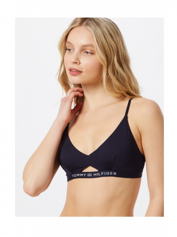 Tommy Hilfiger dámská tmavě modrá horní část bikin BRALETTE RP č.1