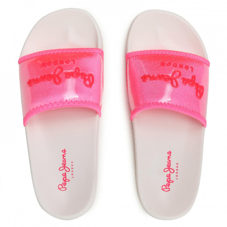 Pepe Jeans dámské růžové pantofle SLIDER CRYSTAL č.5