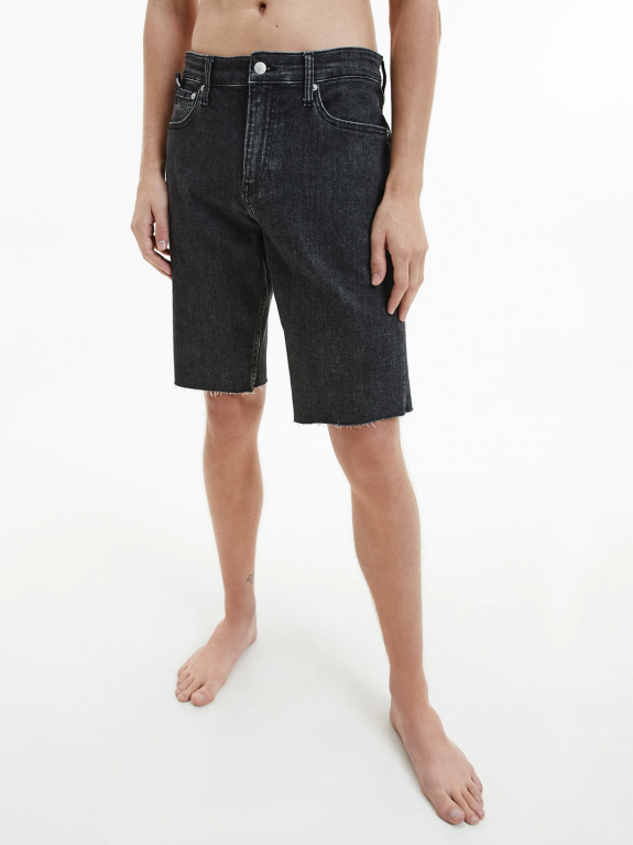 Calvin Klein Jeans pánské černé denim kraťasy REGULAR SHORT č.1