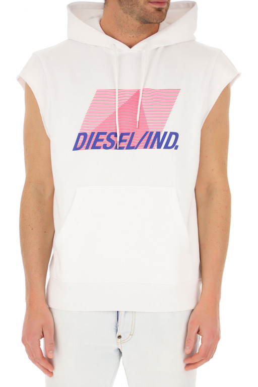 Diesel pánské bílé tričko bez rukávů BRANDON č.1
