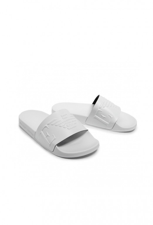 Emporio Armani dámské bílé pantofle SCARPE BEACHWEAR č.1