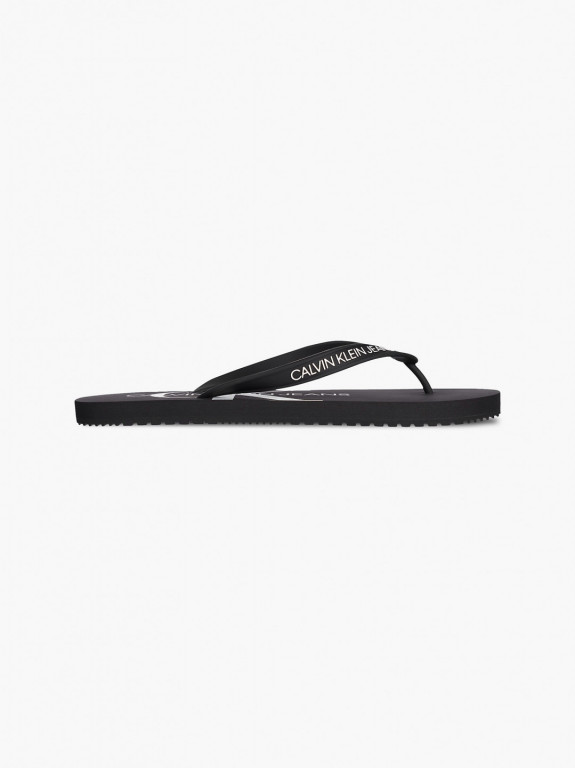 Calvin Klein pánské černé žabky BEACH SANDAL MONOGRAM TPU č.3