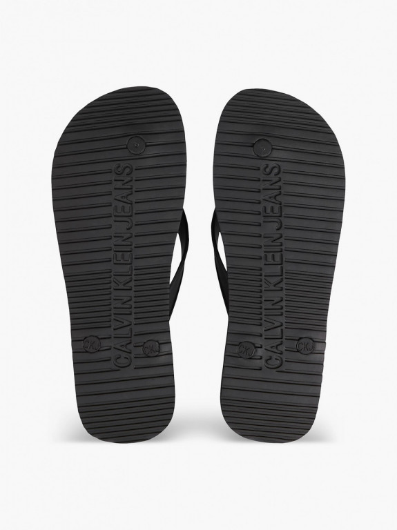 Calvin Klein pánské černé žabky BEACH SANDAL MONOGRAM TPU č.4
