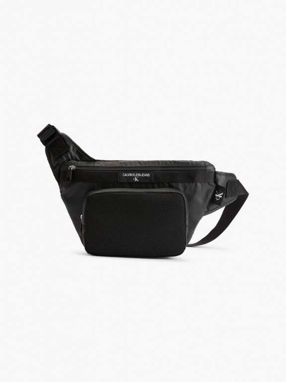 CALVIN KLEIN pánská černá ledvinka TRIANGLE SLING č.1