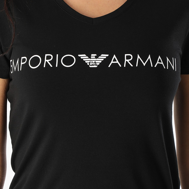 Emporio Armani dámské černé tričko č.3