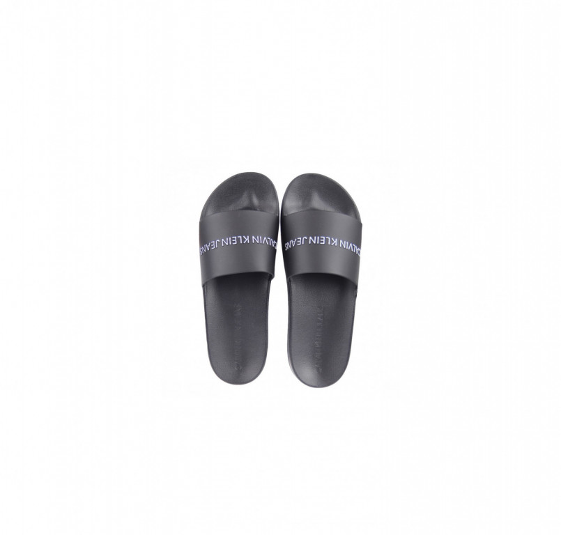 Calvin Klein pánské černé pantofle SLIDE INSTITUTIONAL CK TPU č.1